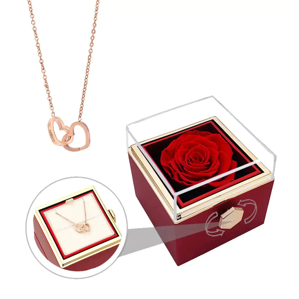 Eternal Rose with Chain