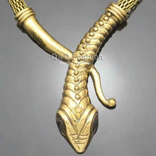 Egyptian Cleopatra Snake Serpent Mesh Chain