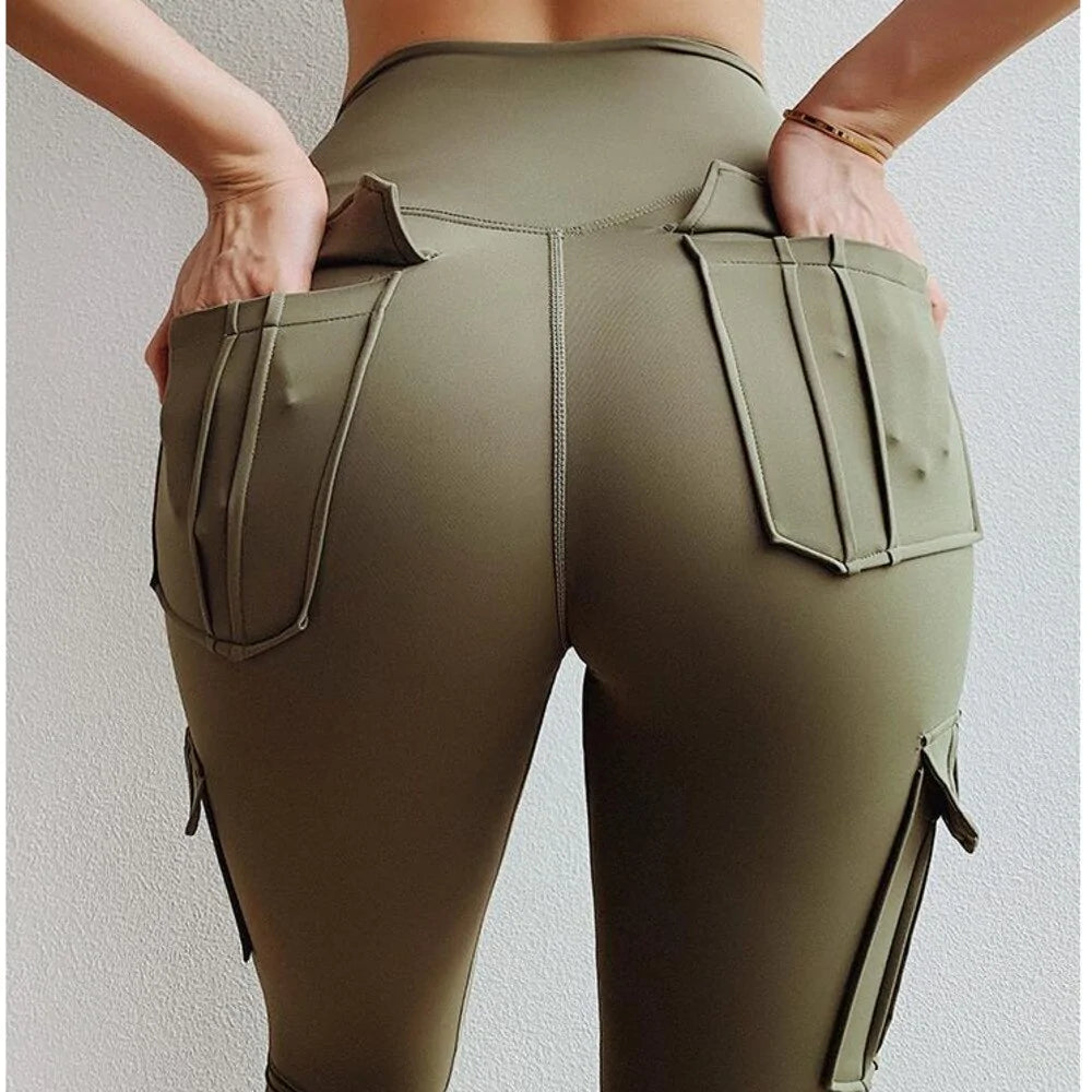 Four-Pocket High Waist Leggings