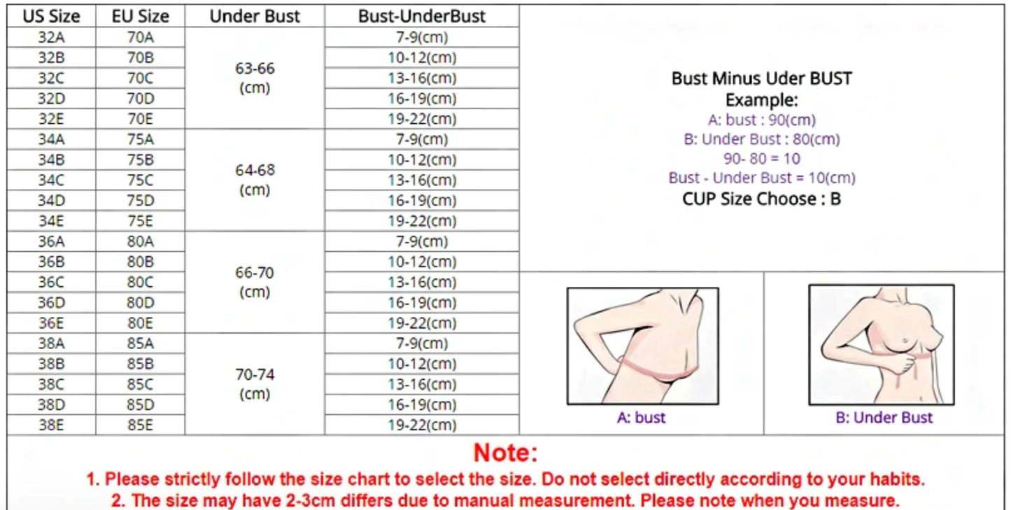 Strapless Seamless Push-Up Bra - Invisible Lingerie for Women, Sexy Front Closure Bralette