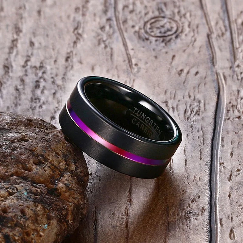 Black Tungsten Ring